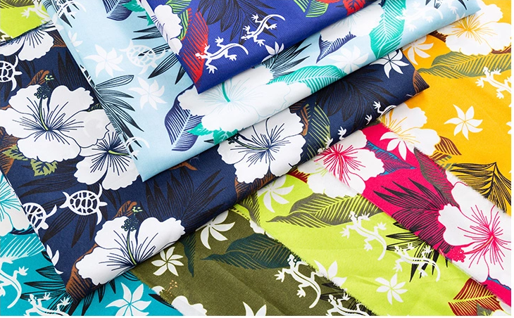 100% polyester printed fabric
