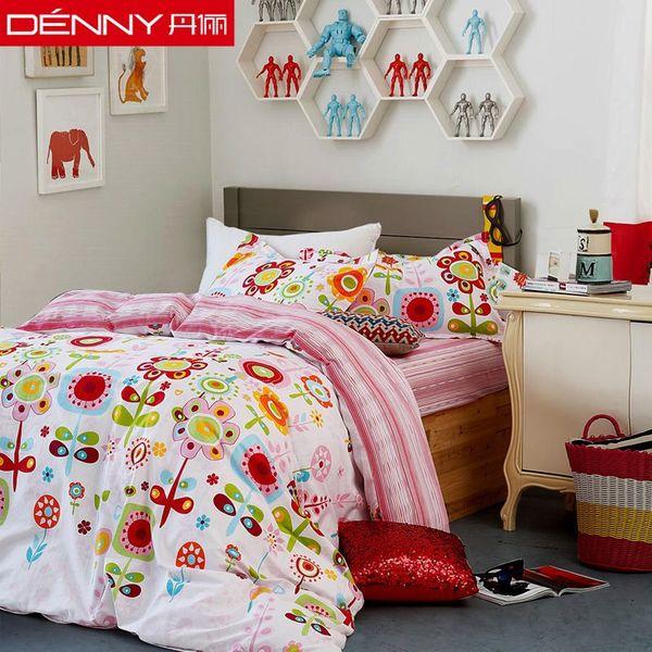 China Factory Supplier 100%Polyester Disperse Printed Fabric High Quality Good Price Fresh Style Bedsheet Garment Material