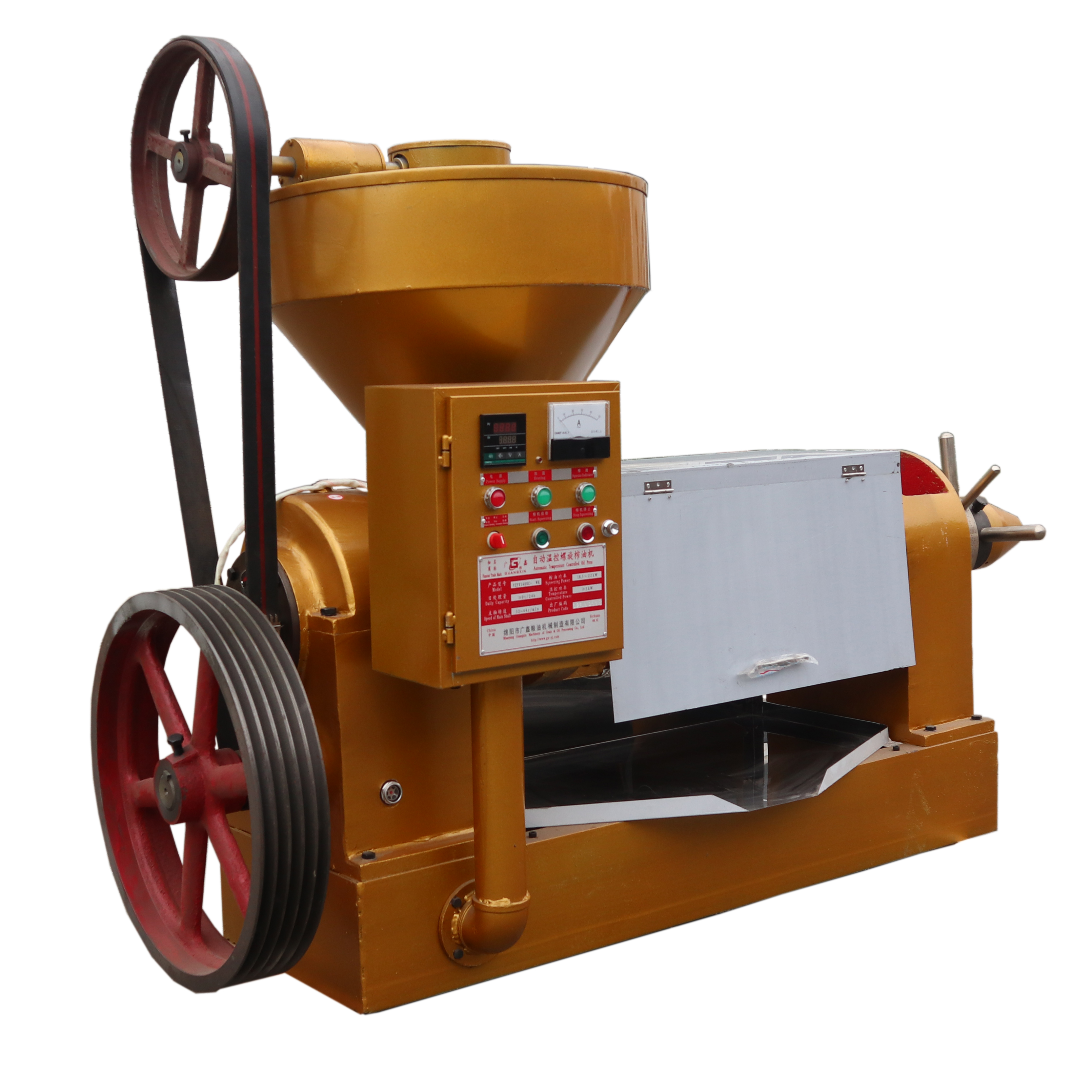 hot selling sunflower Oil press with heater YZYX140WK