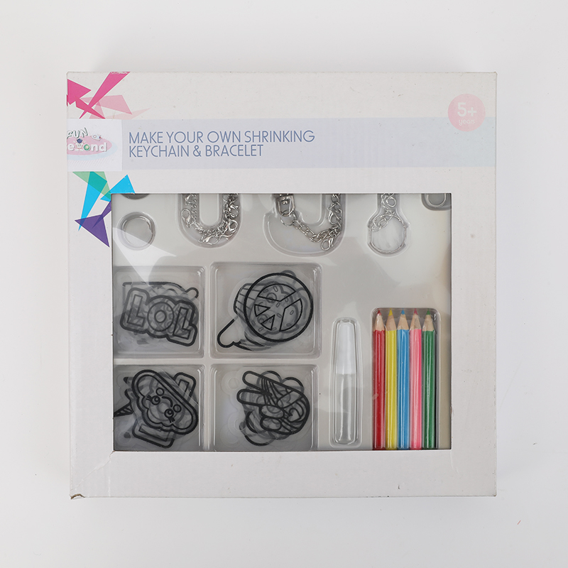 Make Your Own Shrinking Keychain & Bracelet