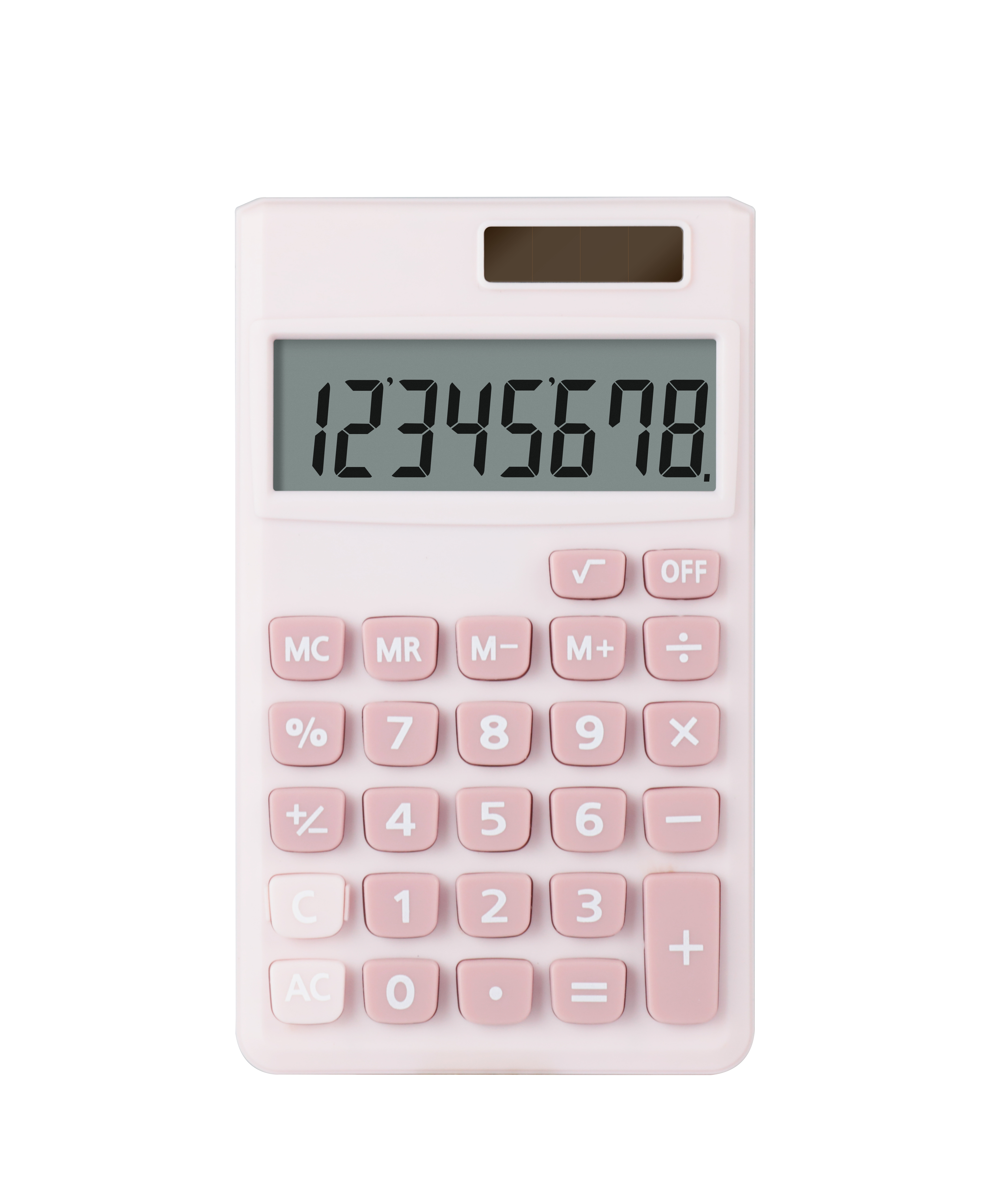 Solar Powered Standard Function Calculator