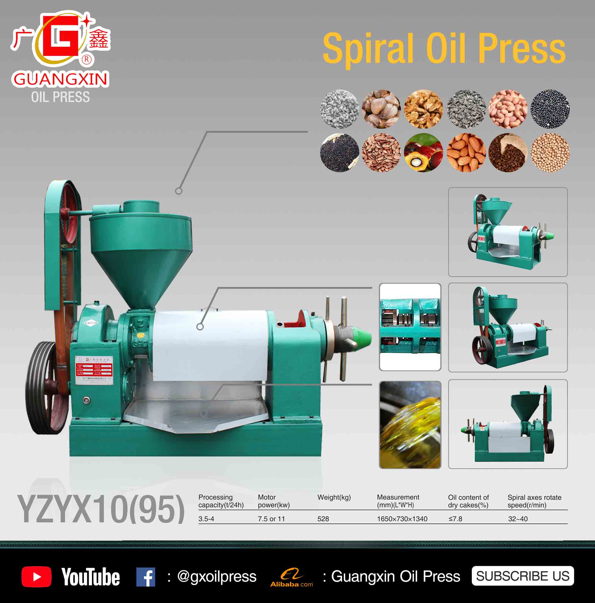 Spiral Oil Press
