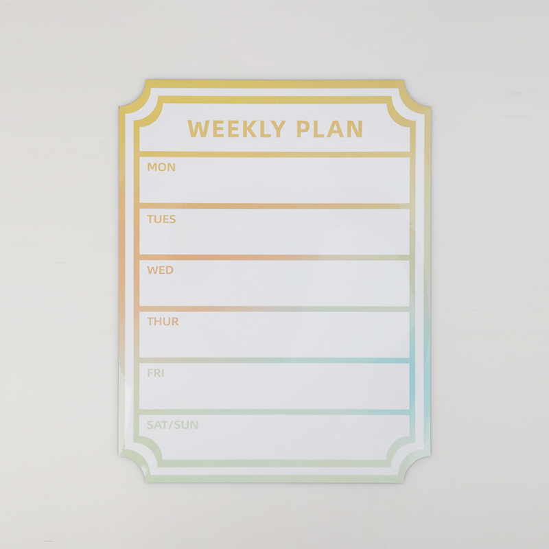 Antibacterial Magnetic Whiteboard Weekly Planner