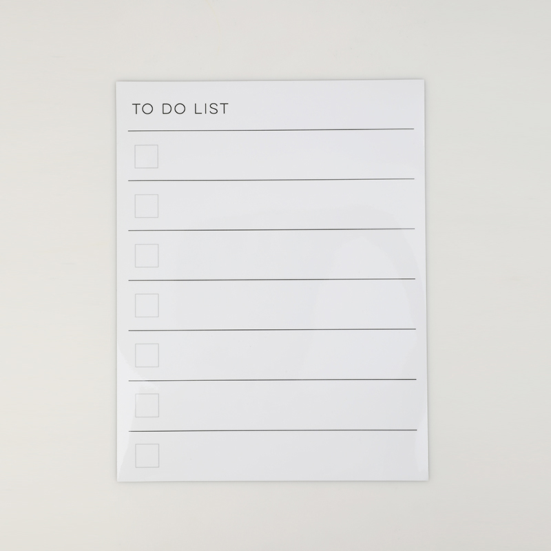 Antibacterial Magnetic to do list Fridge Whiteboard
