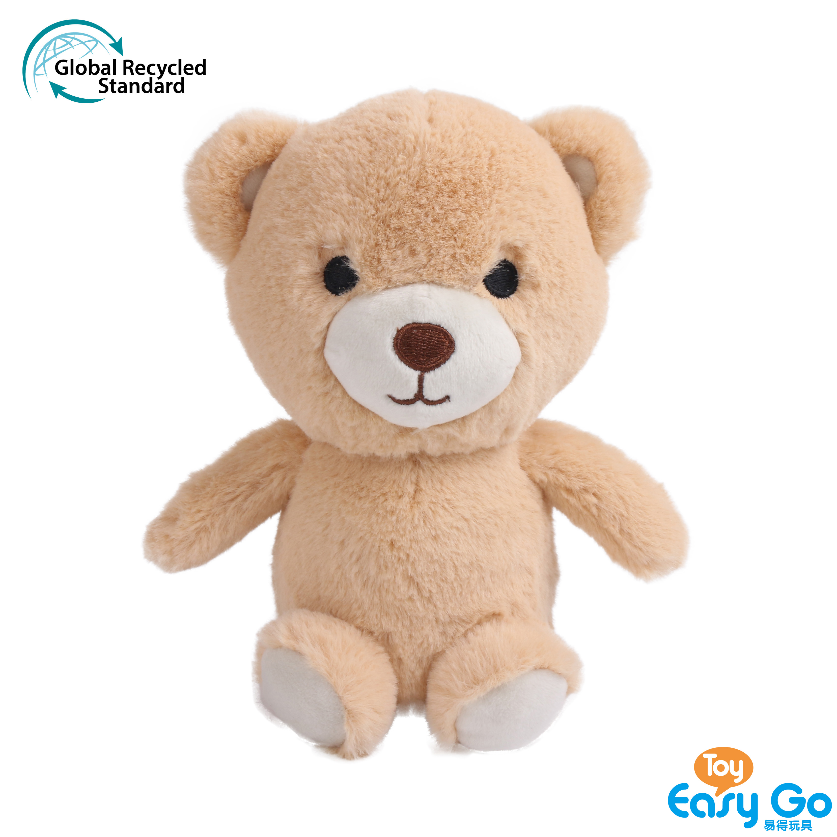 recycled material stuffed teddy bear keychain cute bear plush toy