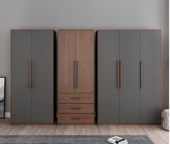 Simple and modern storage assembly wardrobe
