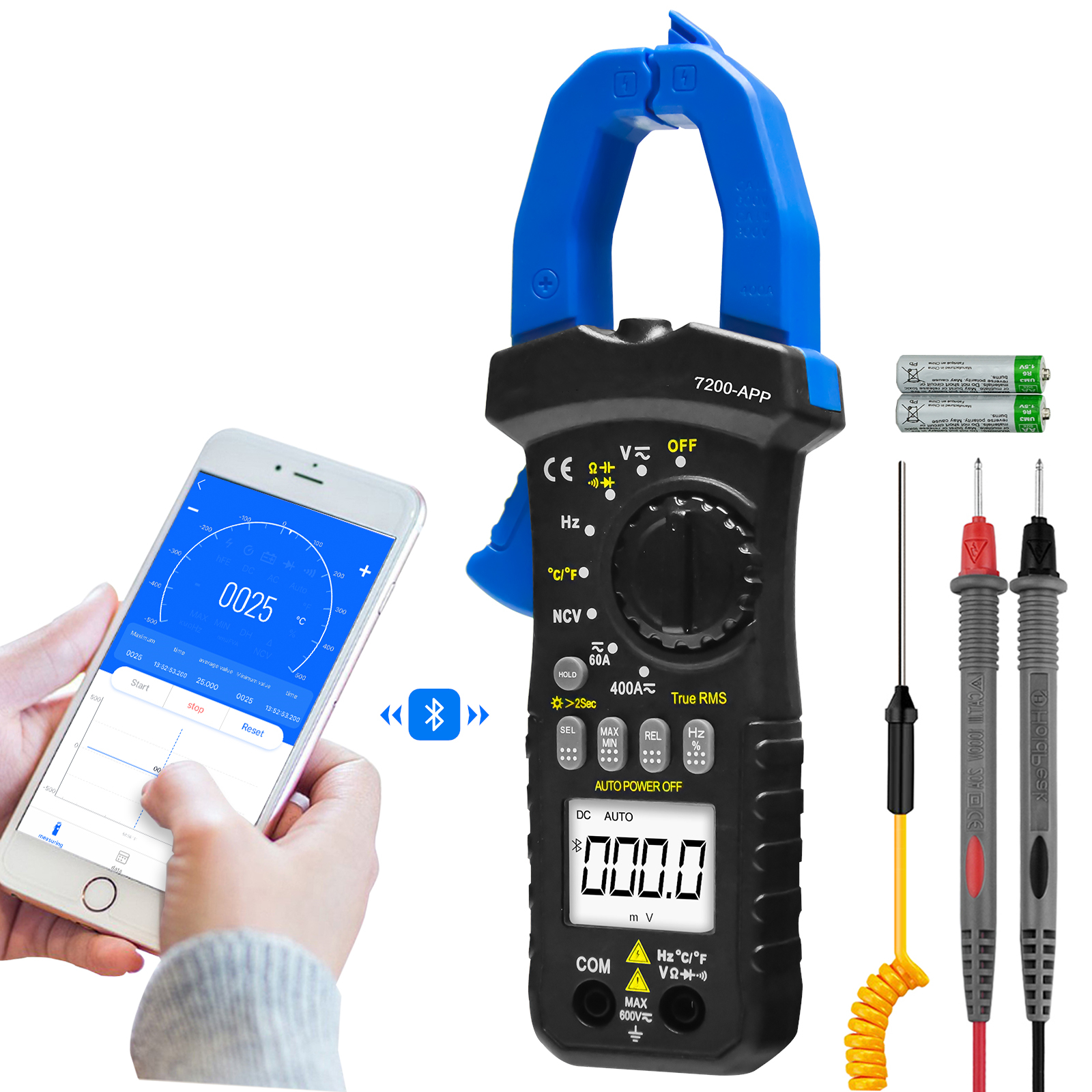 Clamp meter HP-7200APP