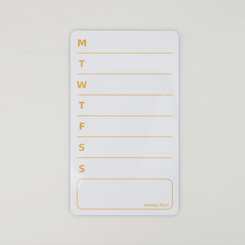 Antibacterial Magnetic Whiteboard Weekly Planner