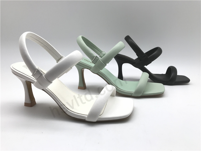 Women's shoes with high heel，slipper, cotton stuffing