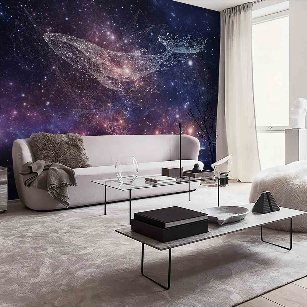 3D Design Wall Mural Custom Printed Wallpaper