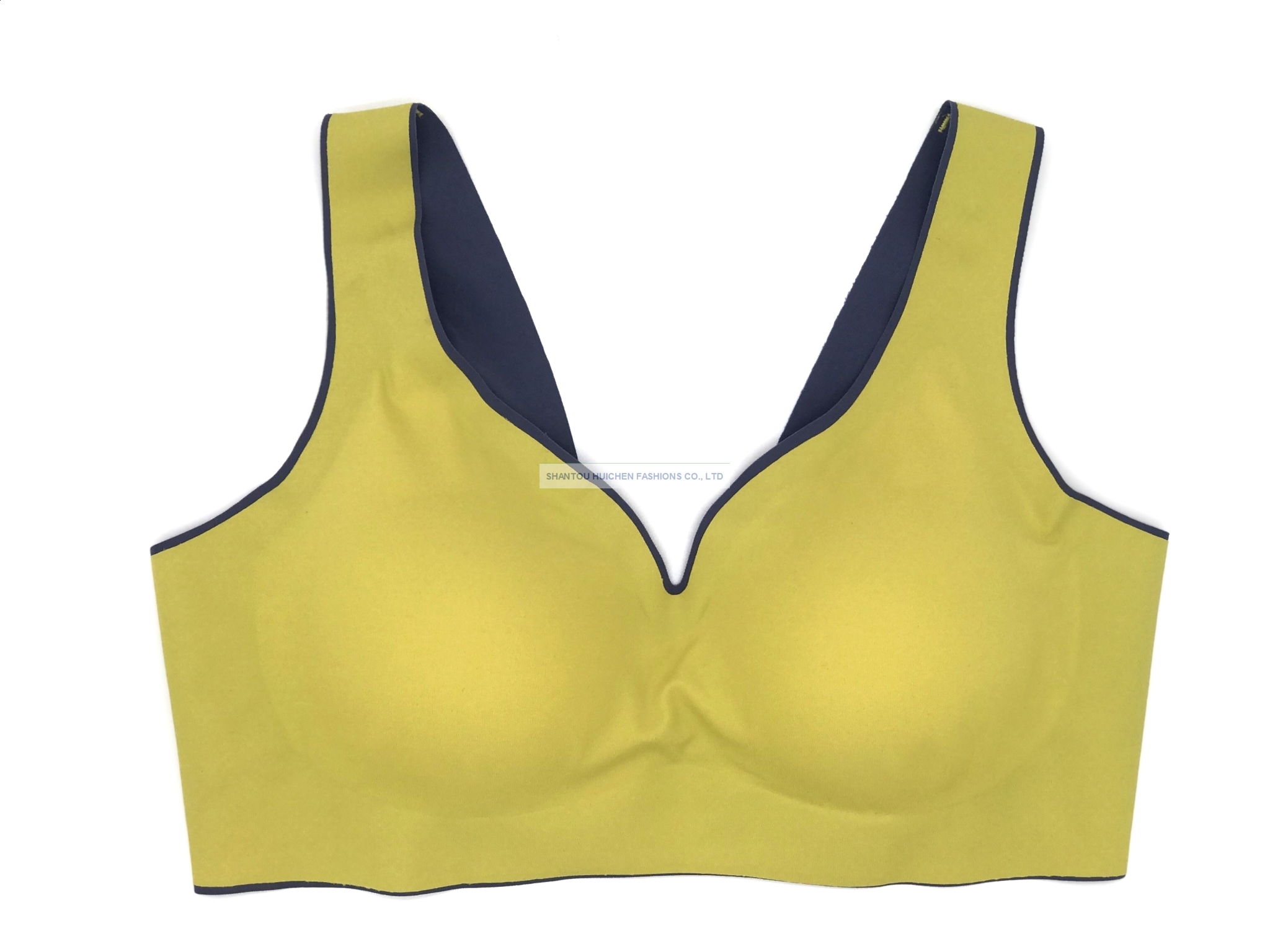 Ladies fasion wireless bonded sport bra