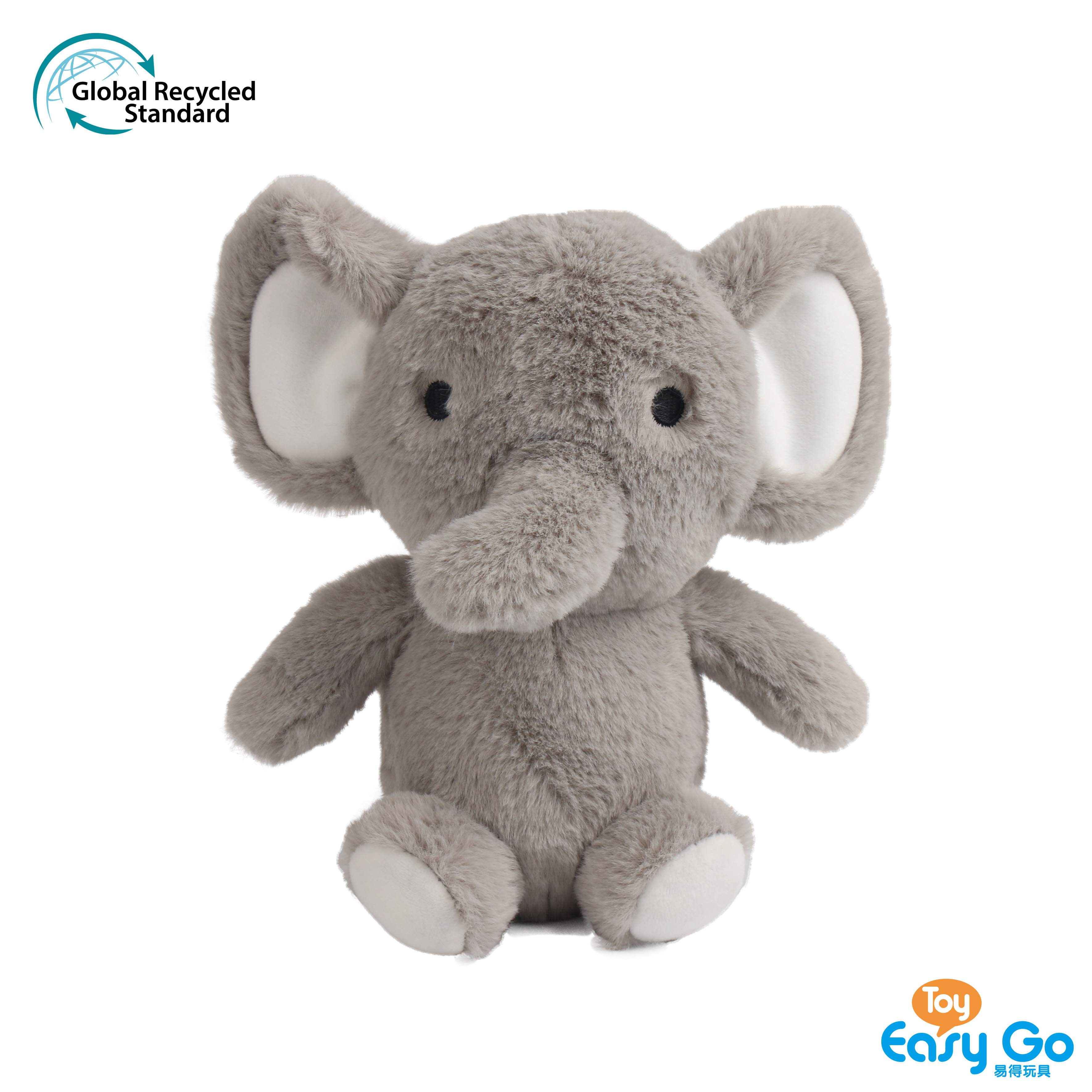 recycled material stuffed elephant keychain cute elephant plush toy