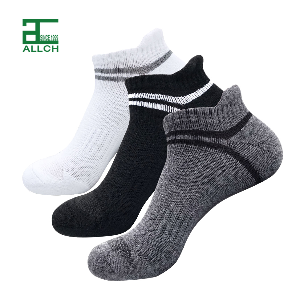 FS000262 OEM Custom Logo 100% Cotton Sports Support Brace Socks Men Thick Winter Thermal Socks
