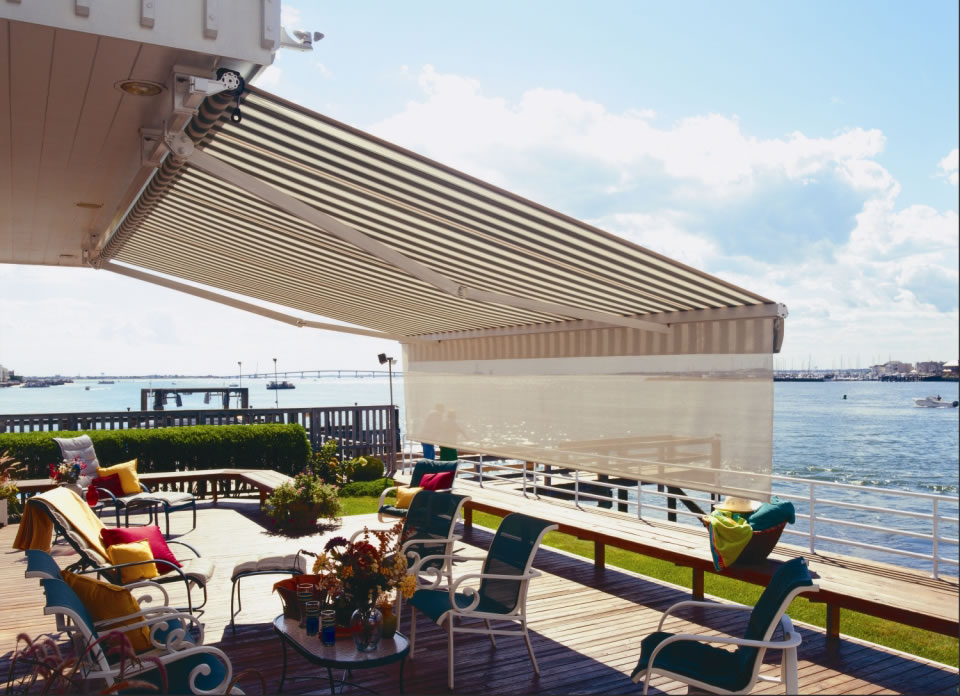 Manual Retractable Sun Shade Patio Awning