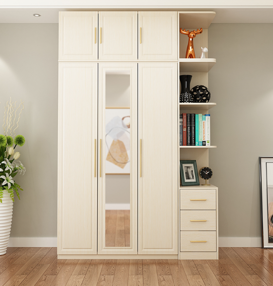 Home bedroom wardrobe modern minimalist wardrobe