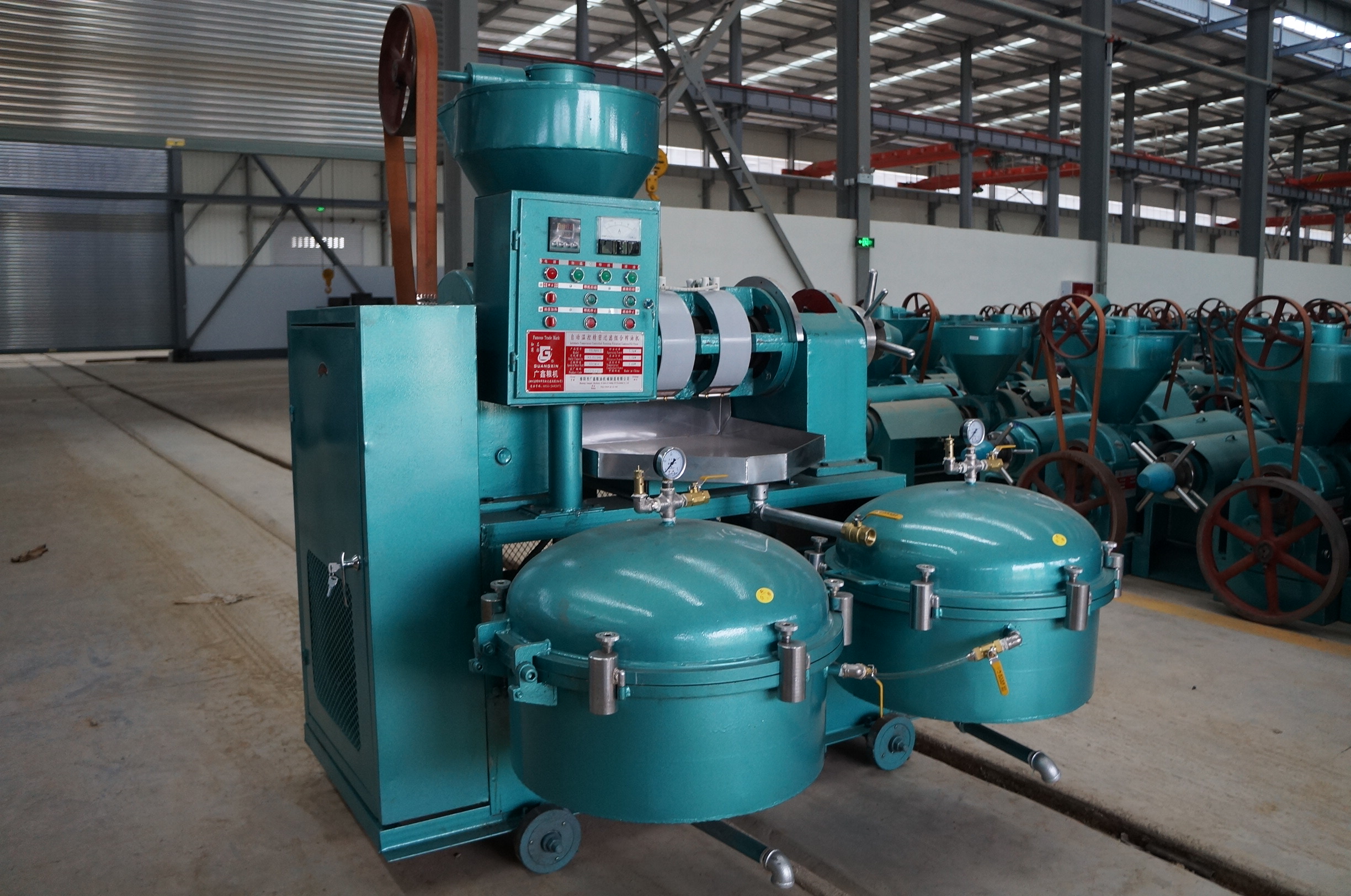 3TPD sunflower combined oil press machine with oil filter