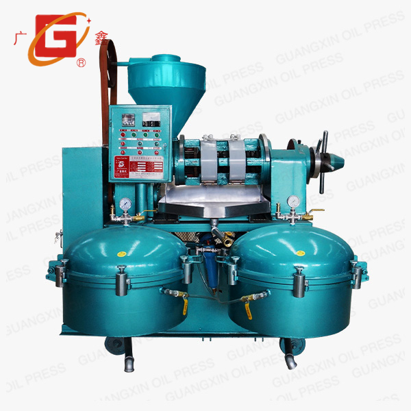 Automatic temperature control air filtration combined oil press