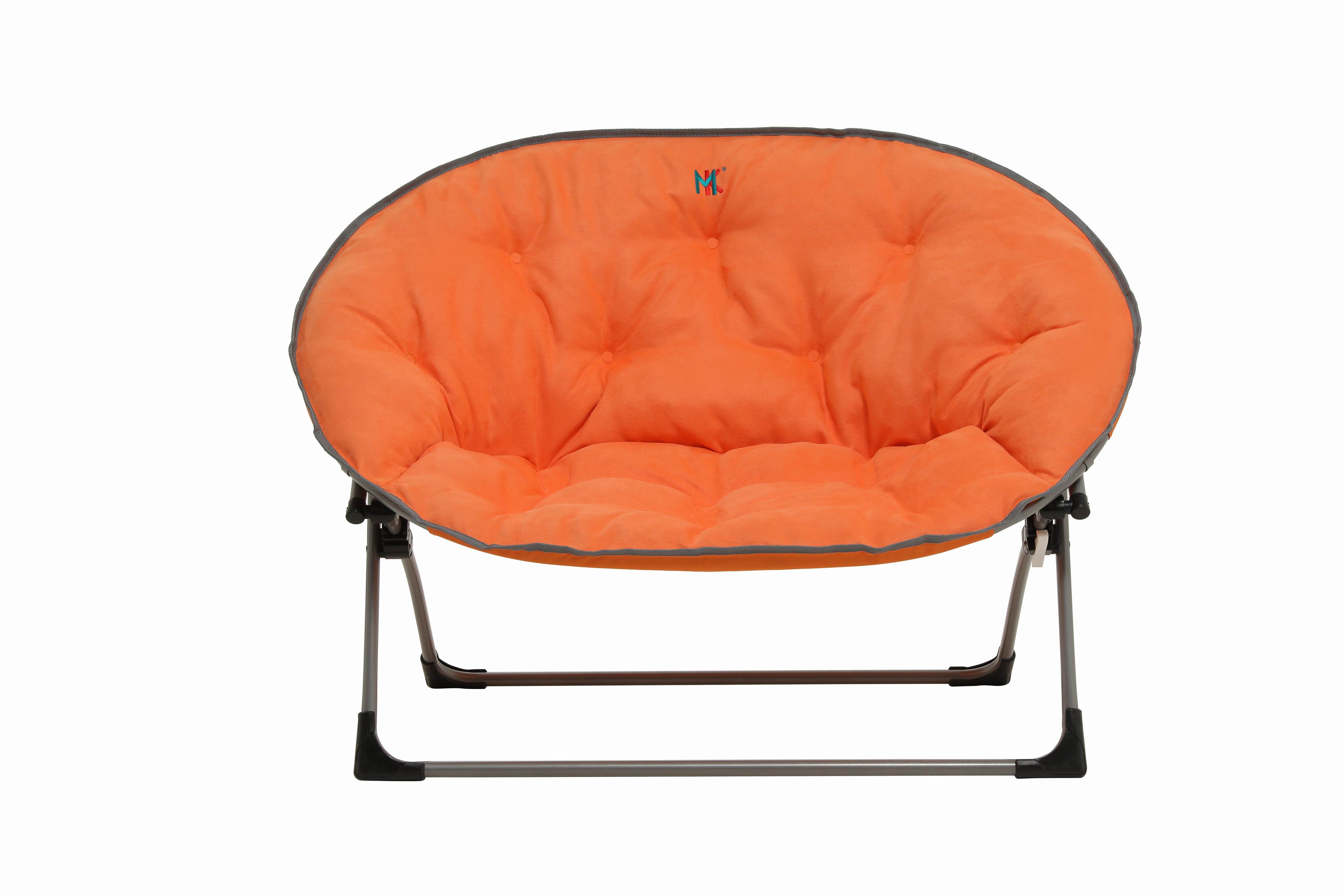 double dish chair, padded chair, folding chair