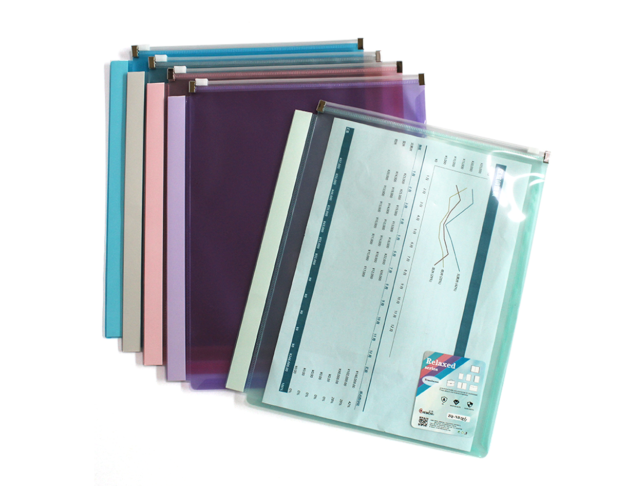 A4 Zip Bag With Spine Label