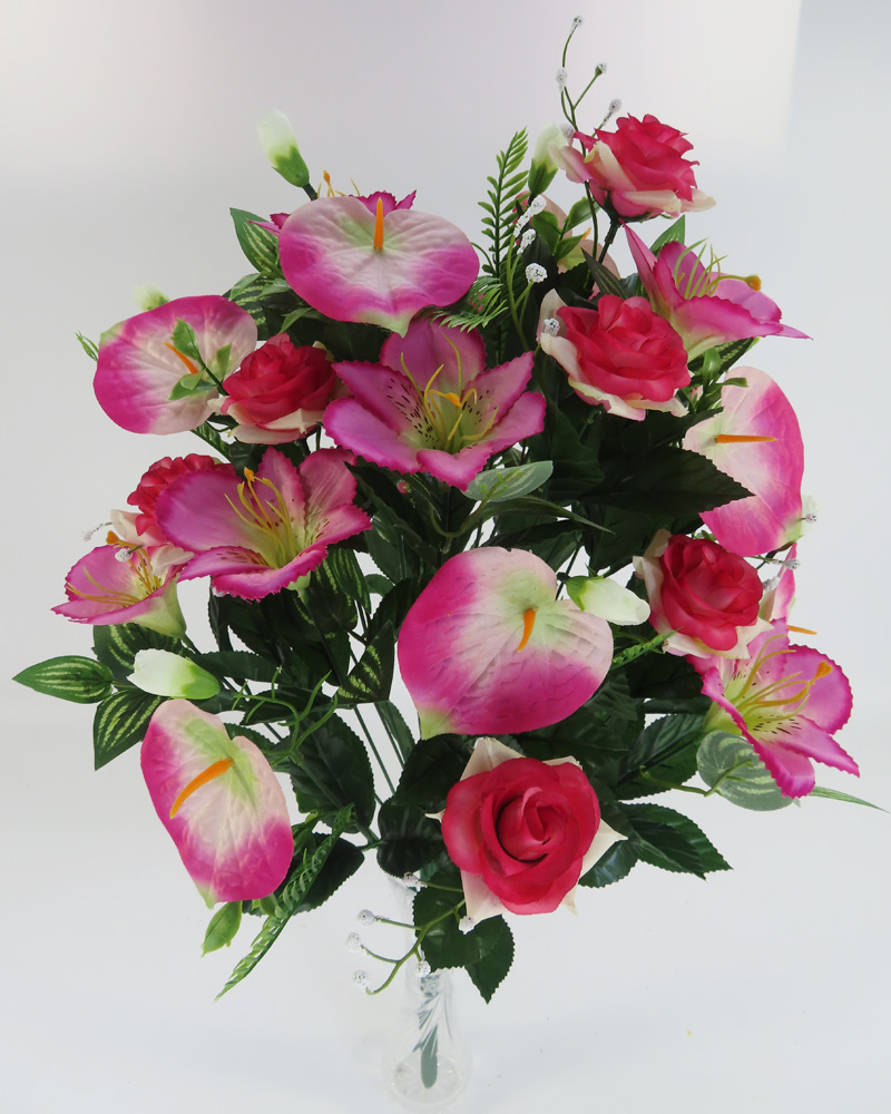 Artificial Flowers Silk Flowers Flowers Decoration Flowers Artificial Leaf Green Leaf Plastic Flowers Single Flower
