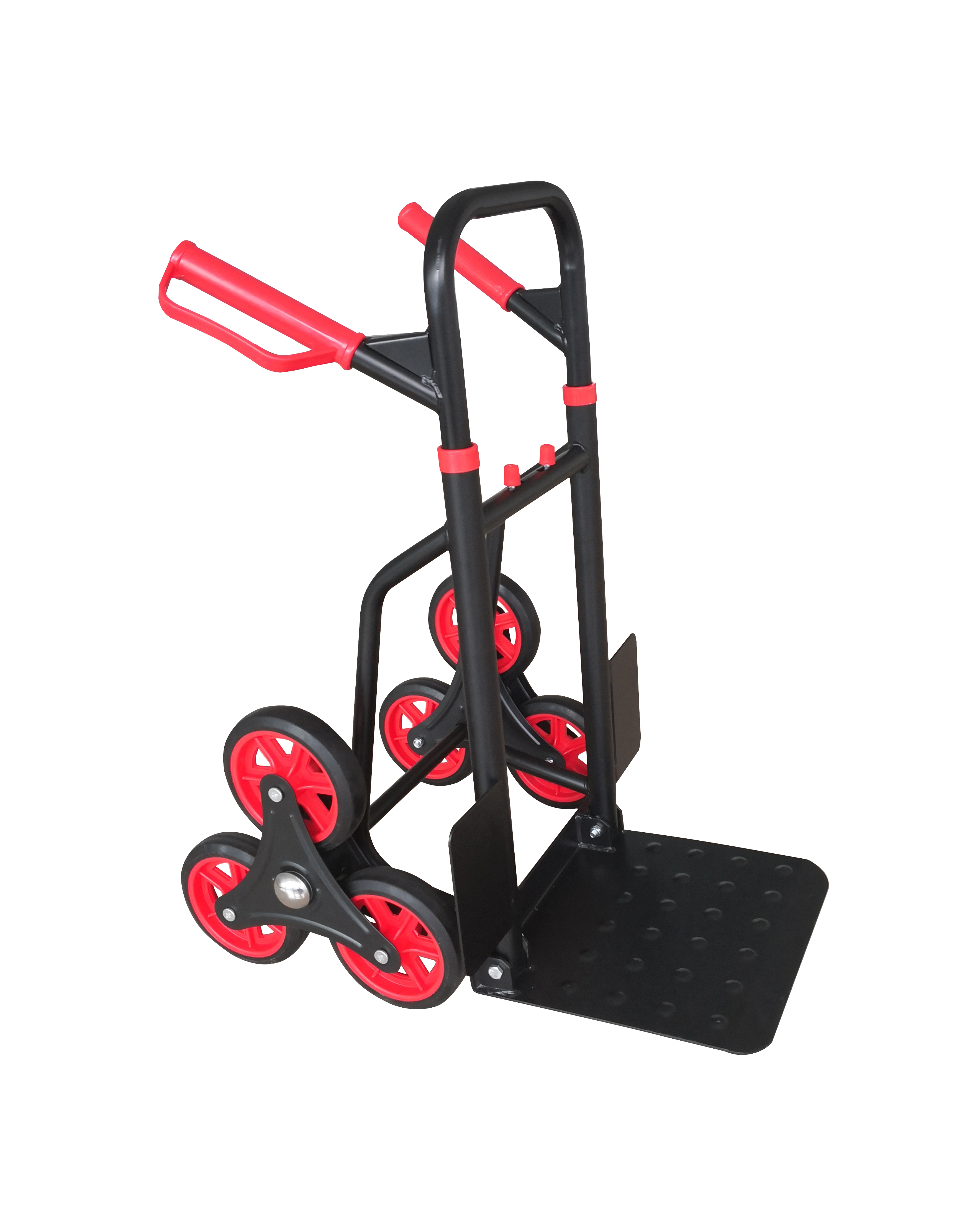Heavy duty steel foldable climb stairs trolley