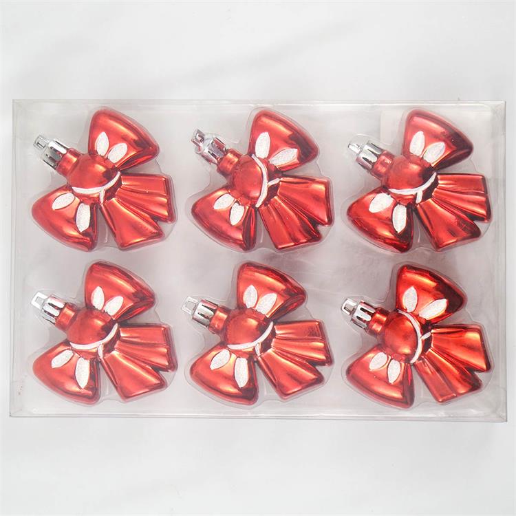 Christmas Tree Ornaments Christmas Bowknot Hanging Baubles