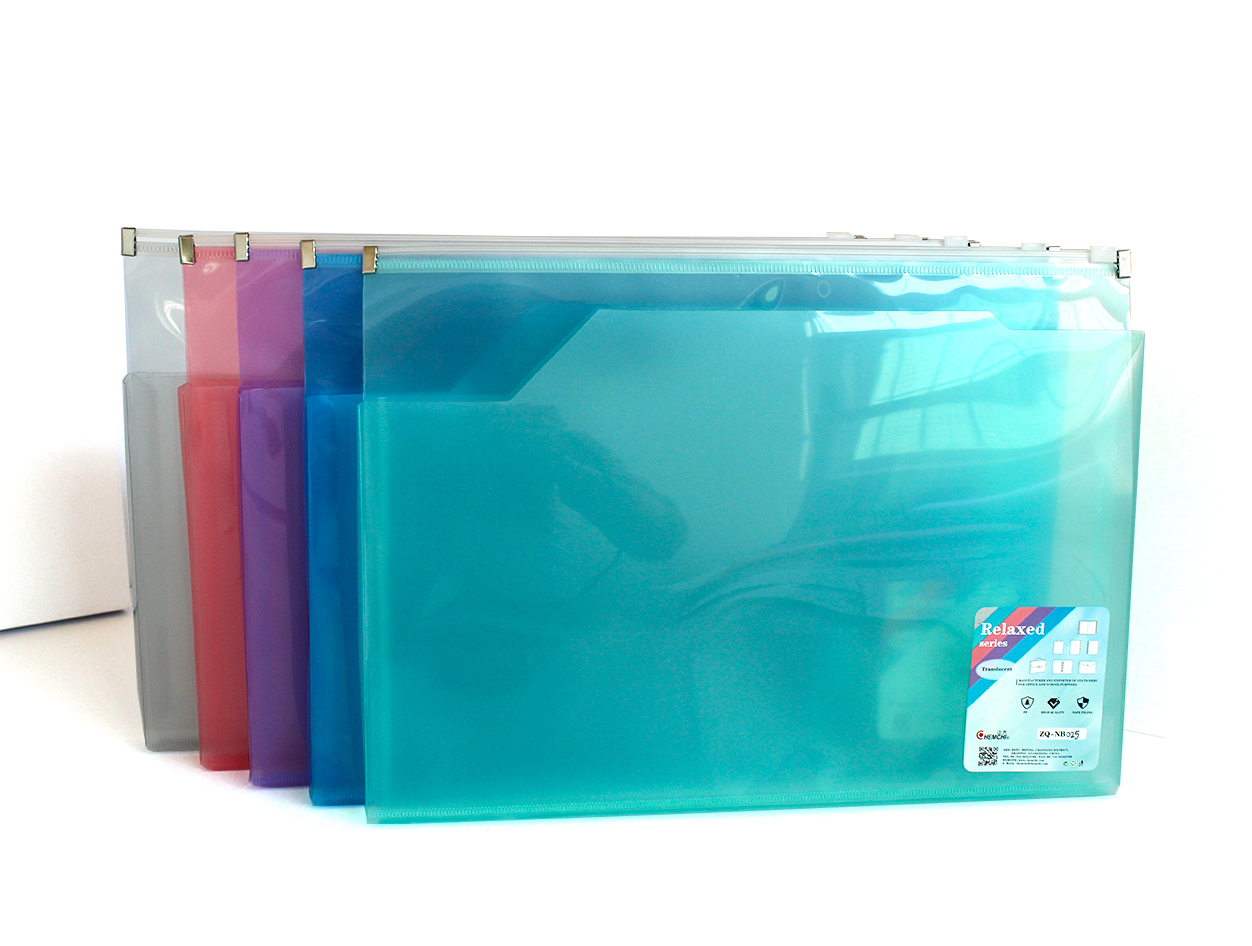 A4 Zip Bag W/ Attached Pocket