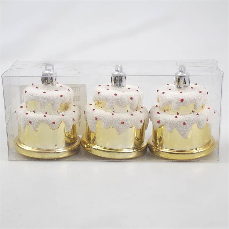 Christmas Tree Ornaments Christmas Cake Hanging Baubles
