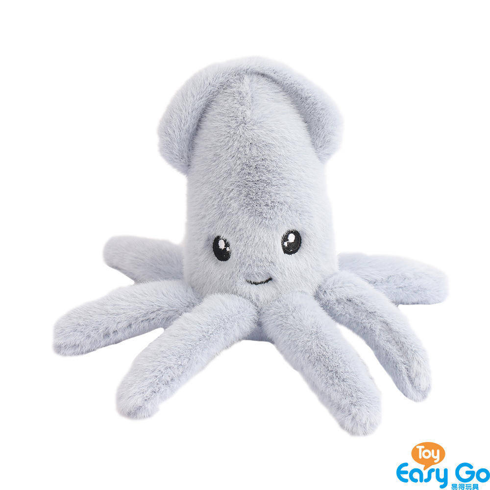 Sealife animals series keychain metal keyring plush squid