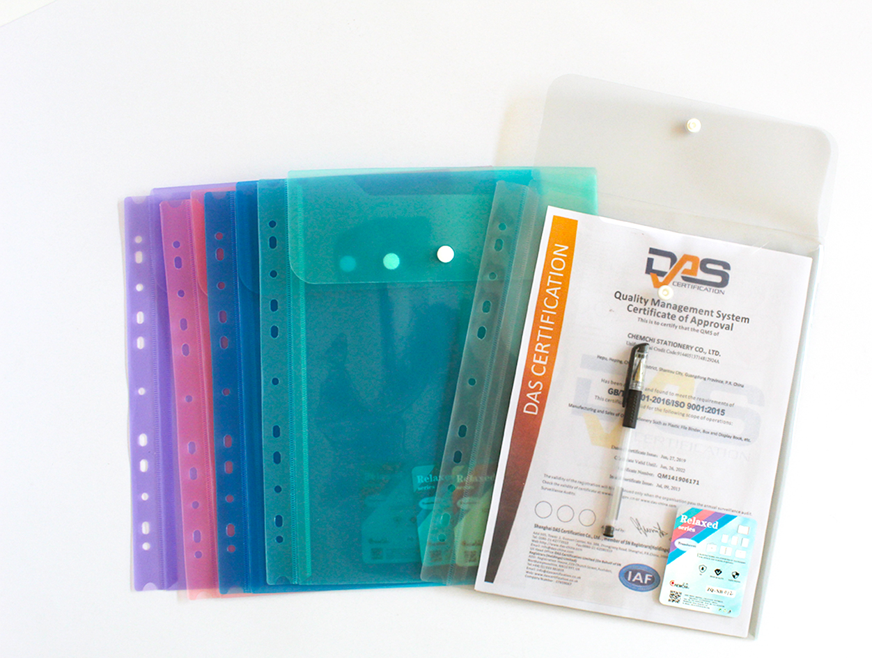 A4 Filing Snap Folder Top Load W/ Universal 11 Holes