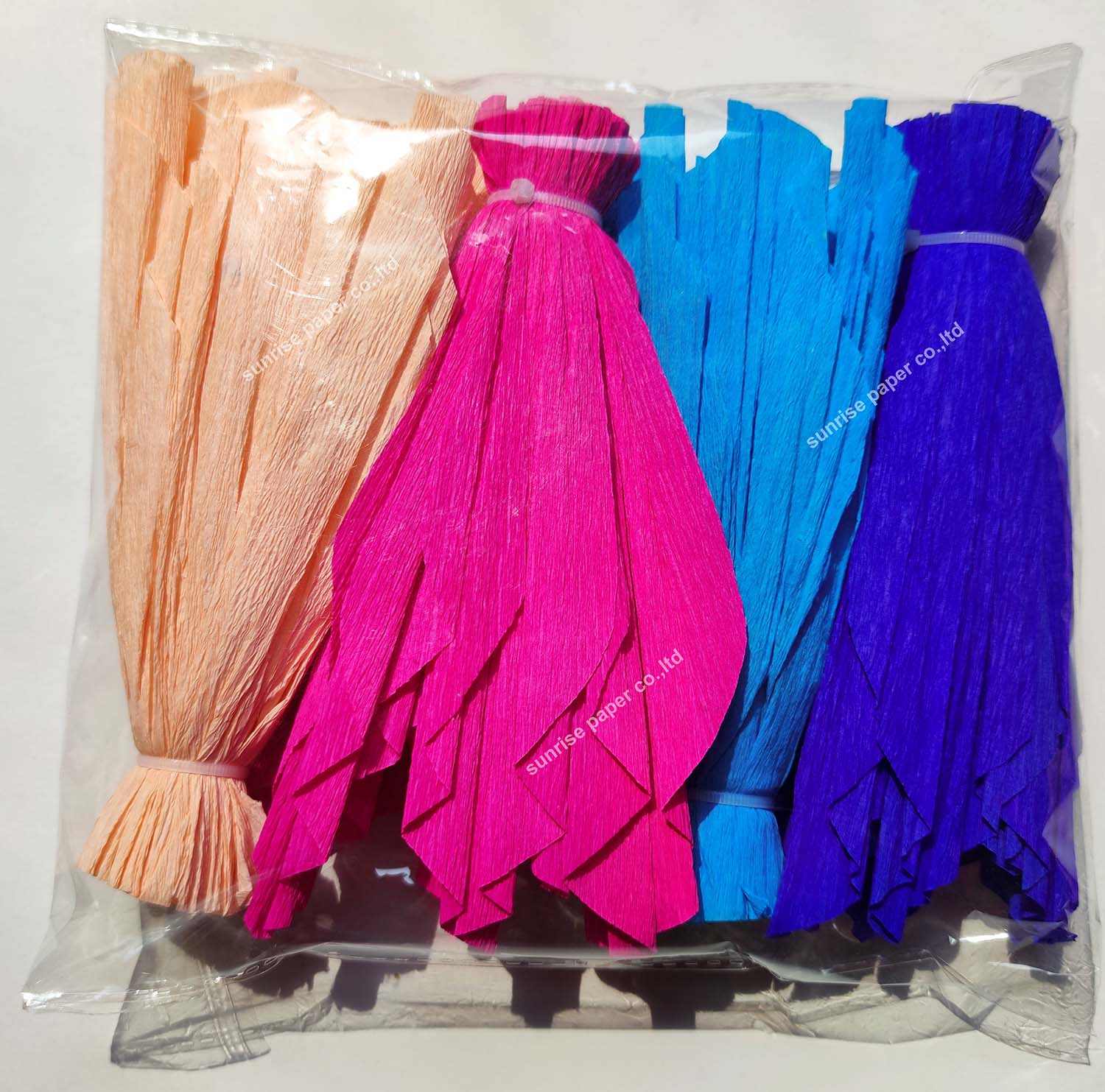Crepe paper flowers