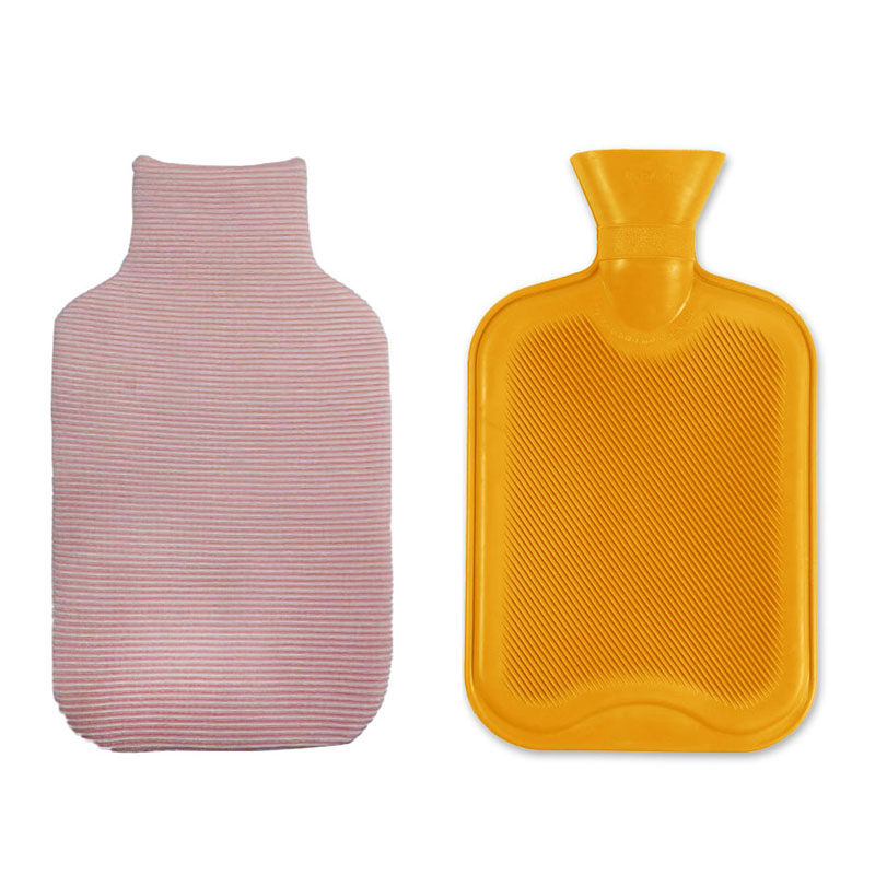 Natural Rubber Hot Water Bag for Pain Relief