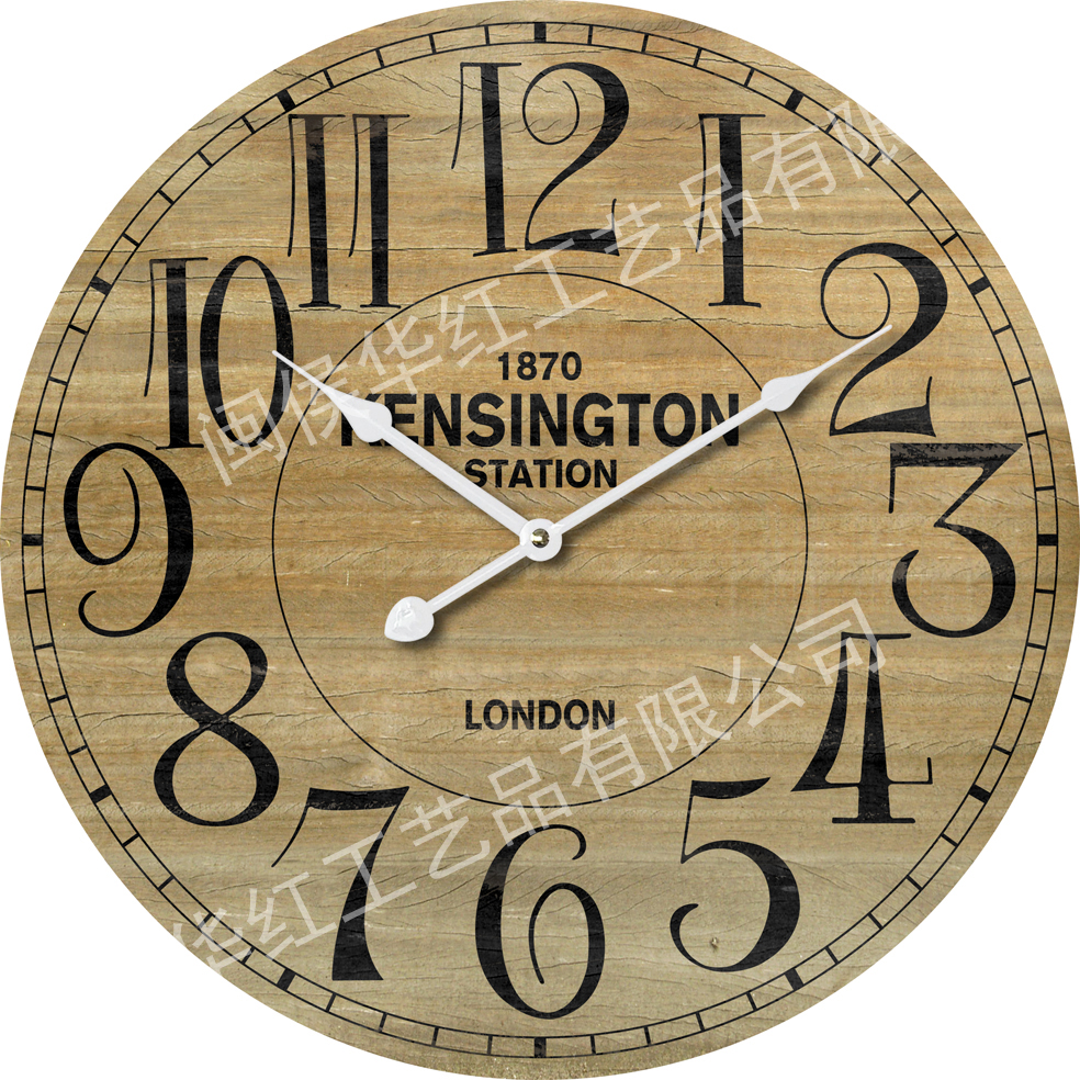 58cm wooden clock