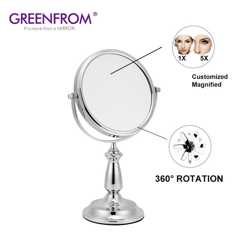 7 Inch Double Sided Table Makeup Mirror