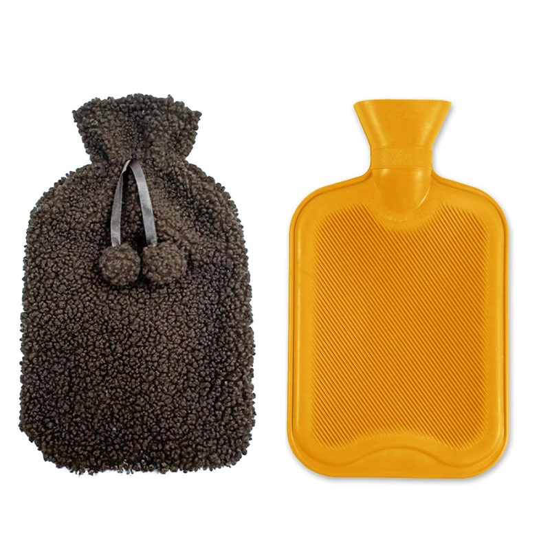 Natural Rubber Hot Water Bag for Pain Relief