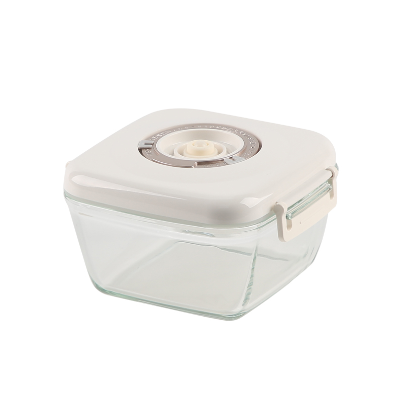 Vacuum sealing food storage container