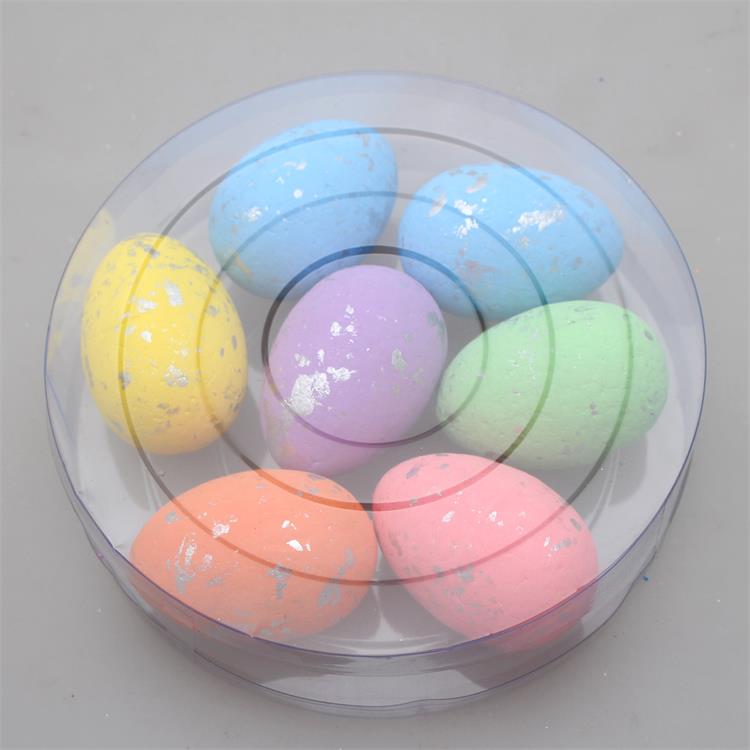 Foam Easter egg ornament in basket