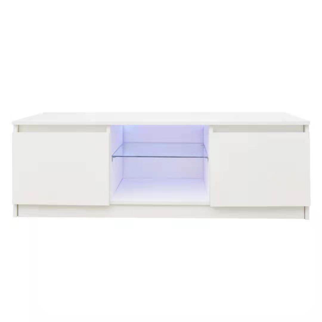 contracted atmosphere white modern small family sitting room household audio-visual ark