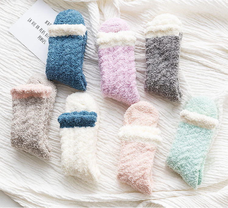Women fuzzy socks, lady socks