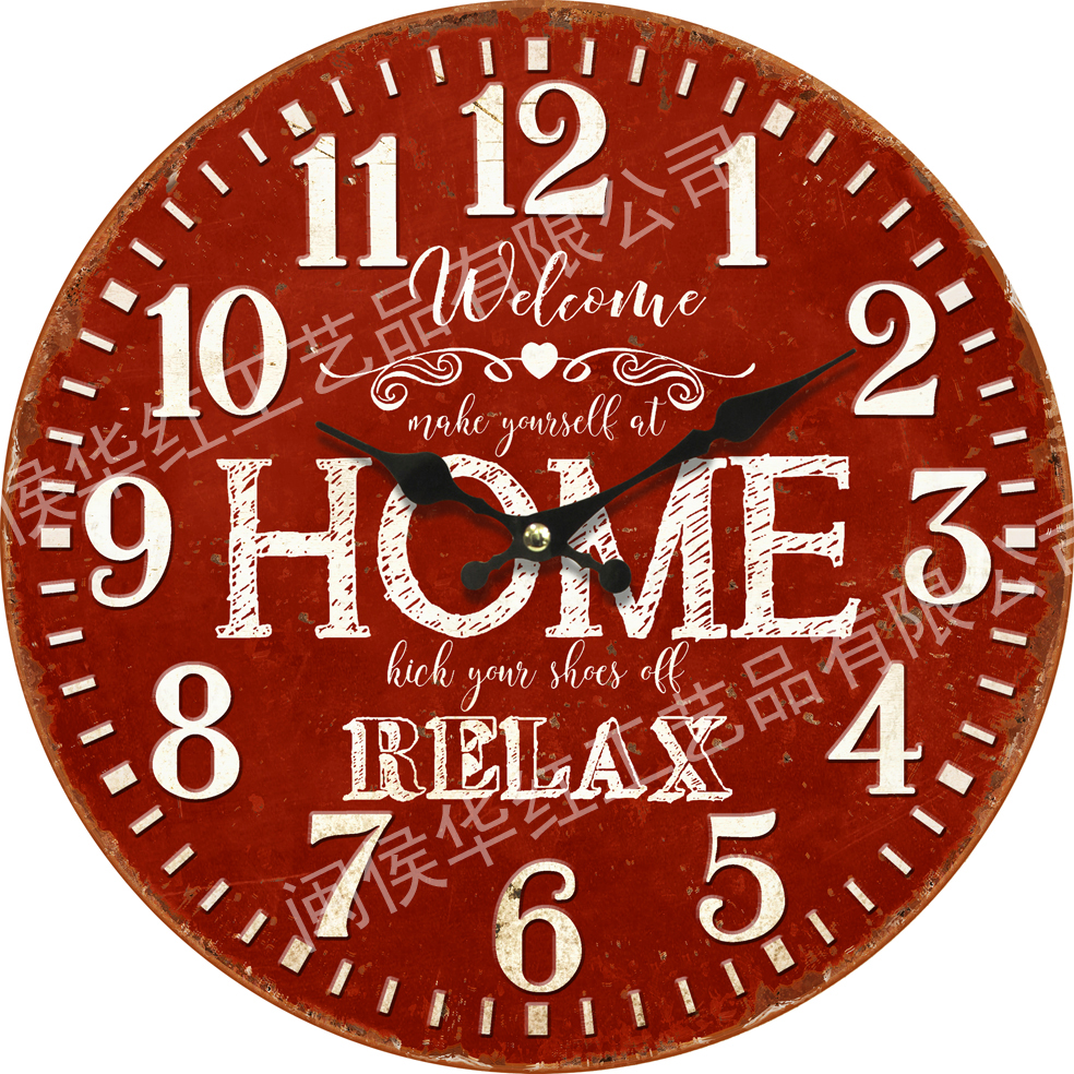 40cm iron plate spherical clock