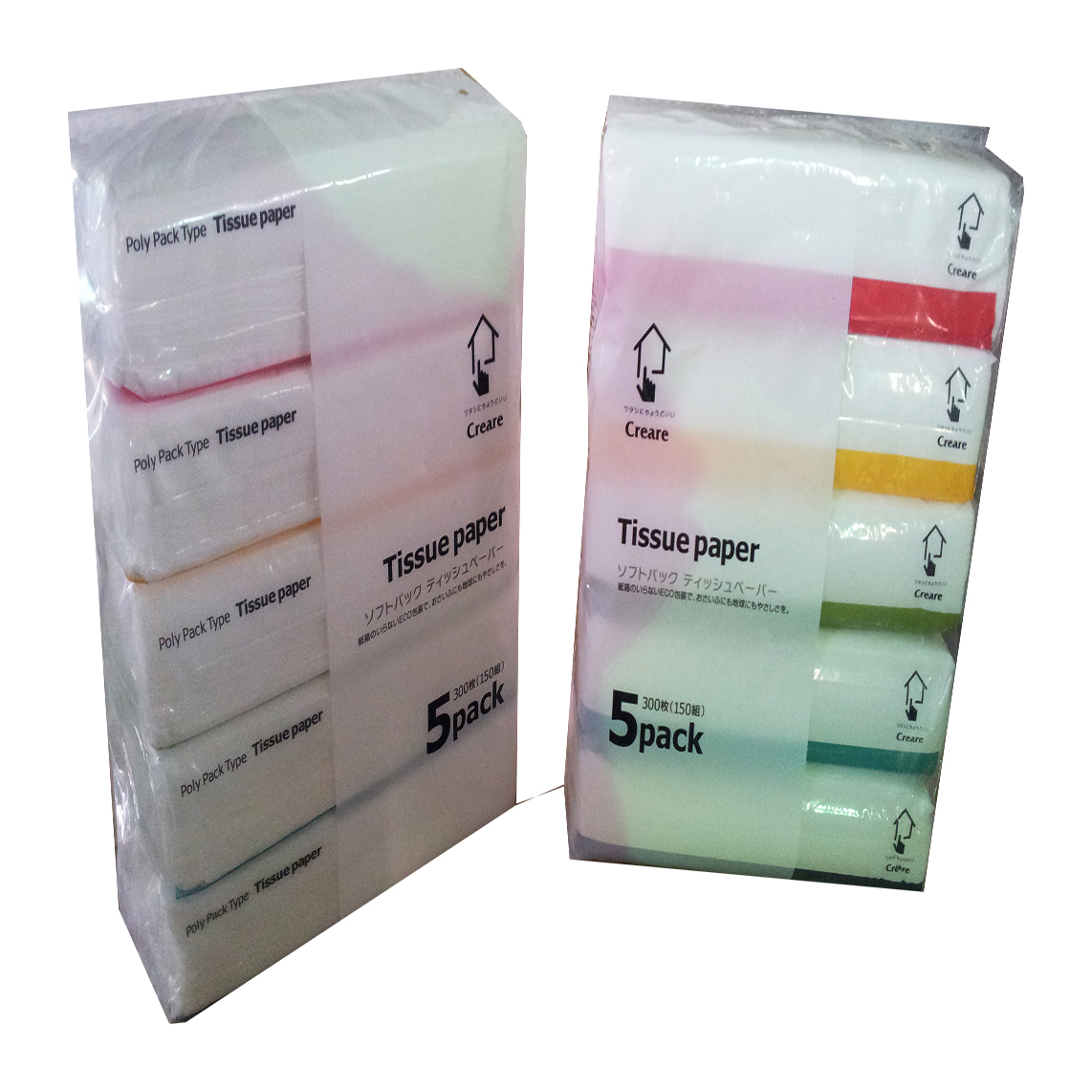 JLT OEM Soft Virgin Wood Pulp Embossed 2-3 ply facial tissue face paper towel box tissue