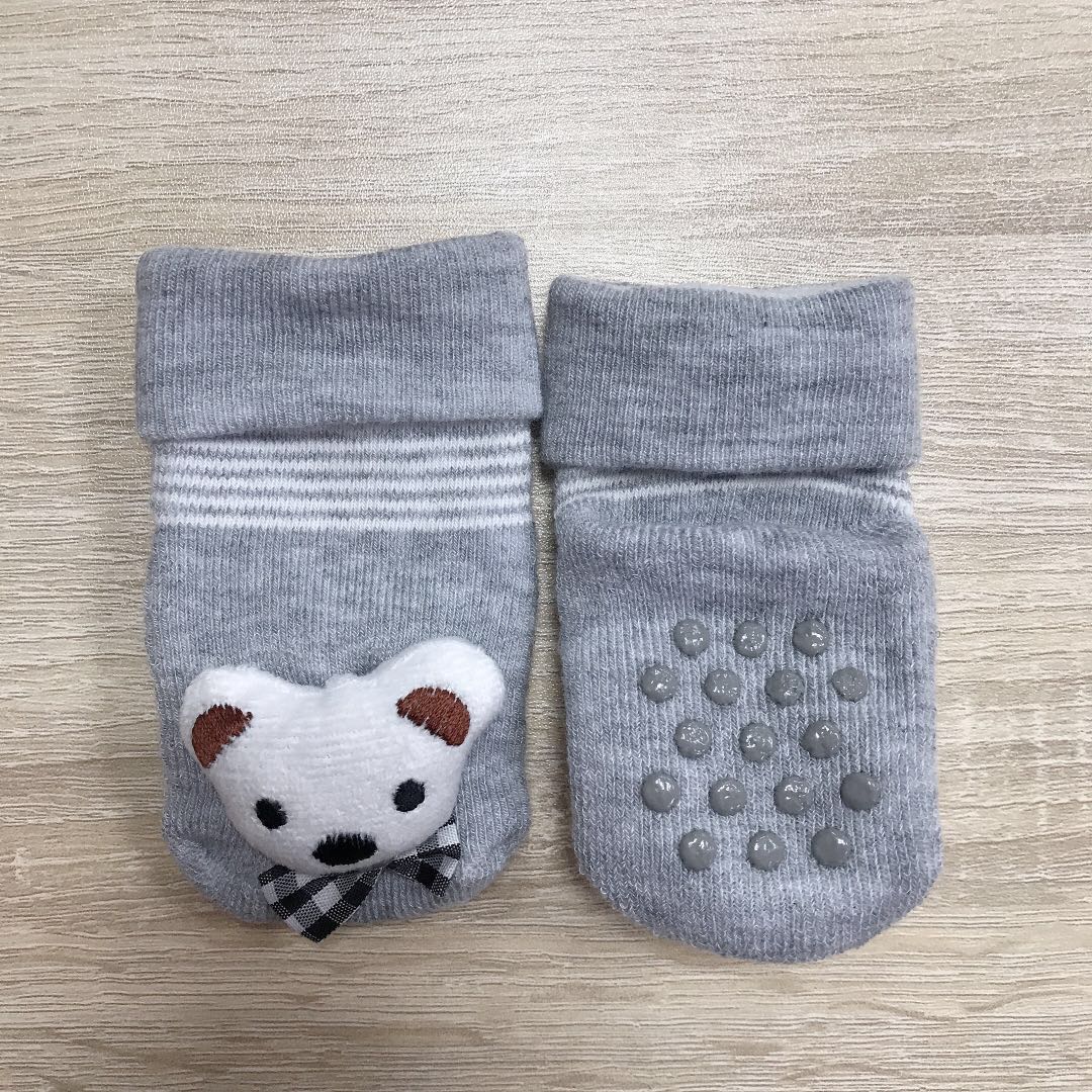 Carton Baby Toy Socks with anti-slip gel