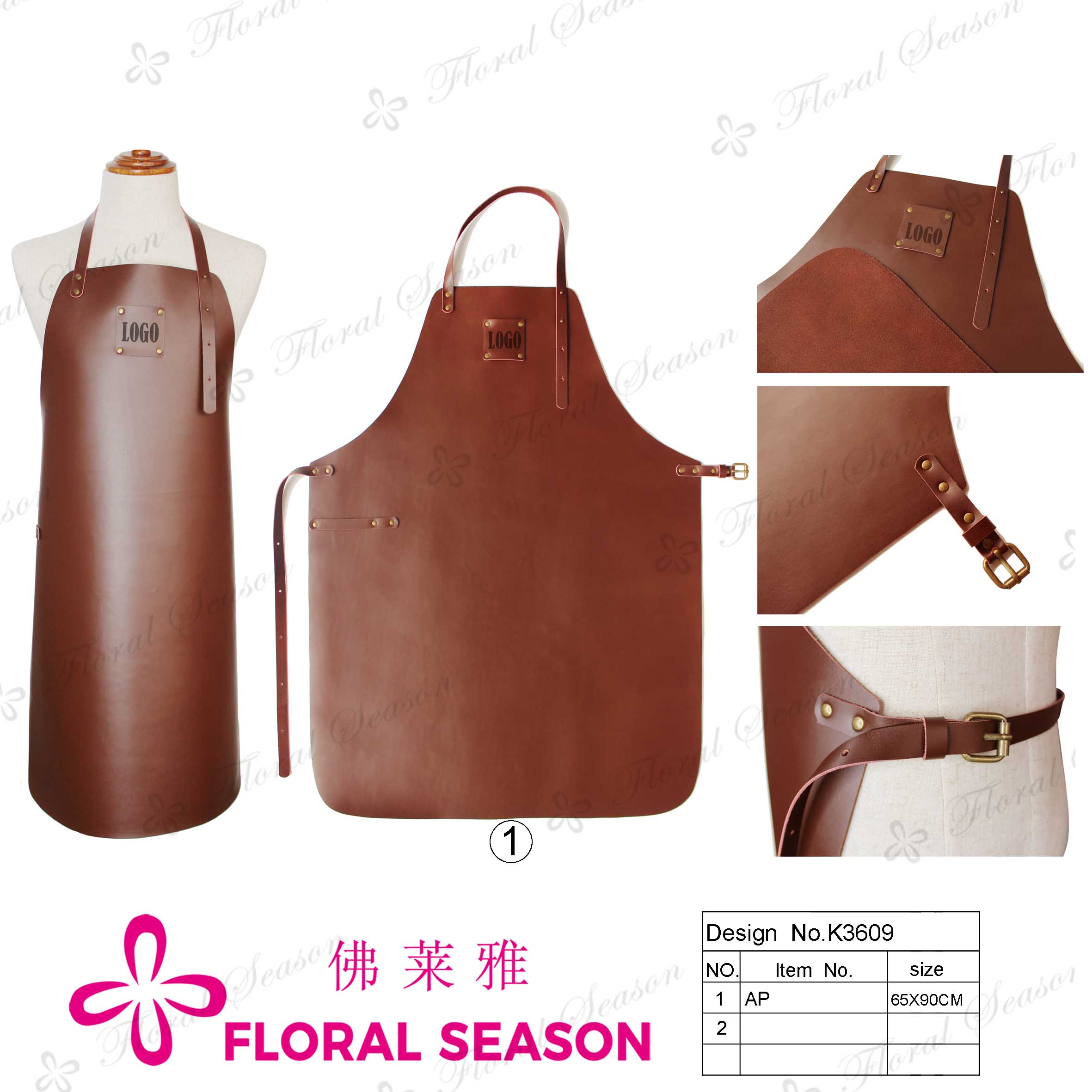 Leather Apron,pvc Apron，water Proof, Oil Proof, Wear-Resisting，bsci&sedex Factory Audit，ce, Oeko-Tex Certiificate
