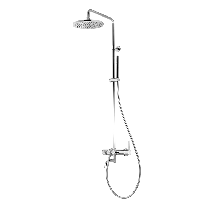 FLOVA Single lever bath/shower mixer with GoClick-3 buttons