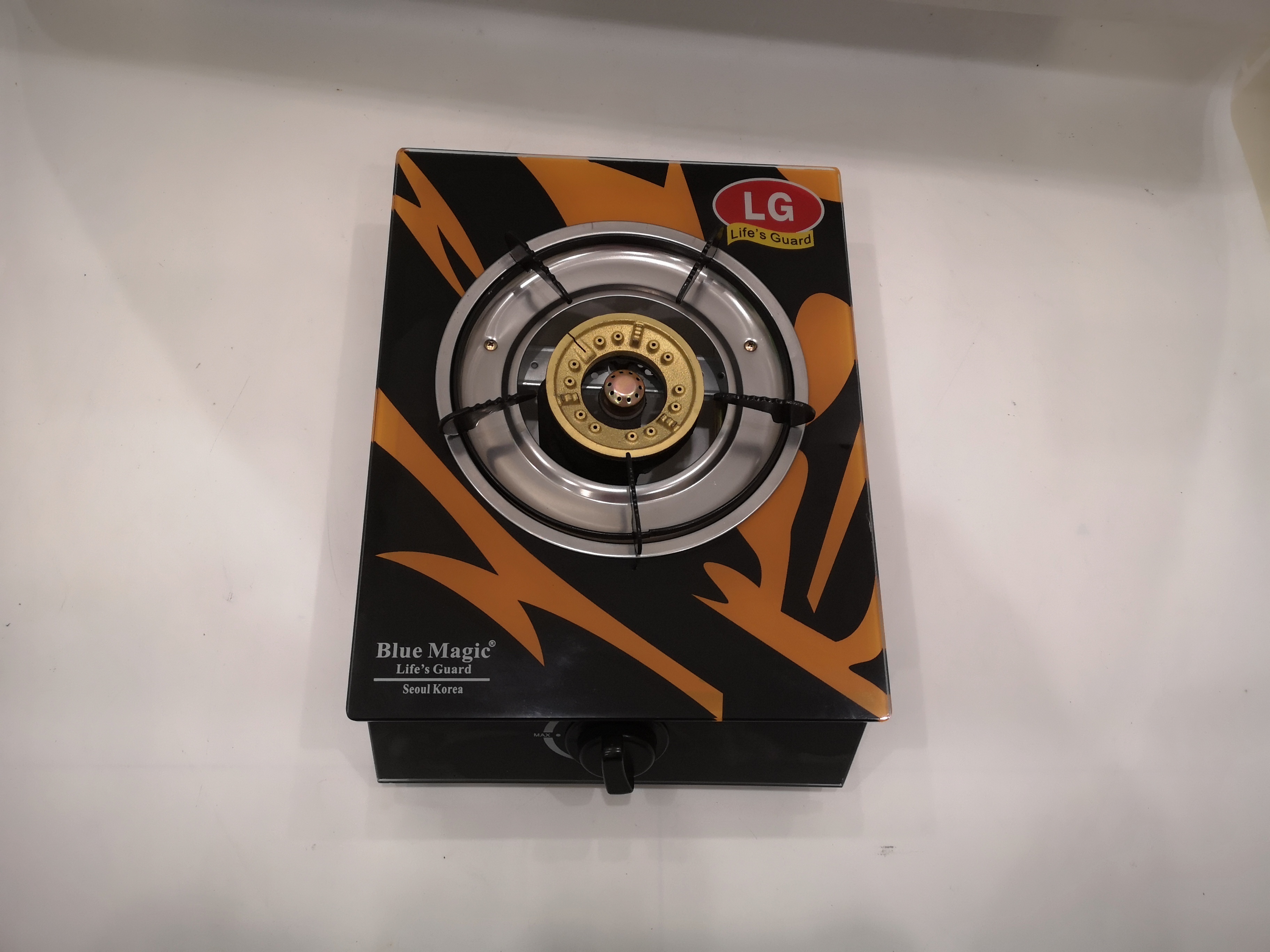 Singe glass gas cooker