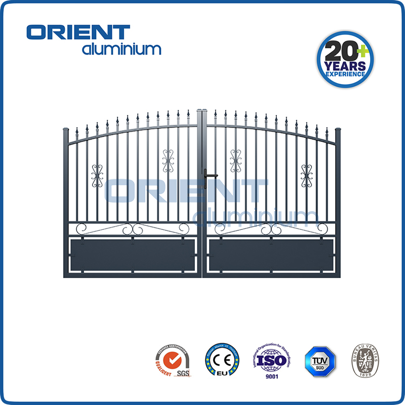 Factory wholesale customized kinds of aluminium gates pedestrian gate
