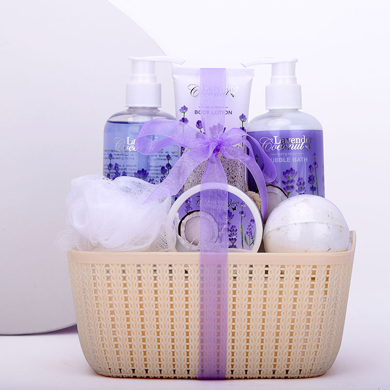 OEM&ODM luxury BIG SPA SET in basket for holiday mother's day & Valentine's Day