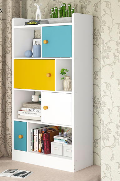 Balcony storage small bookcase rack