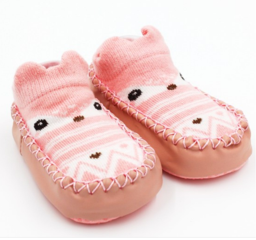 Indoor handmade sew antislip cotton kids room sock