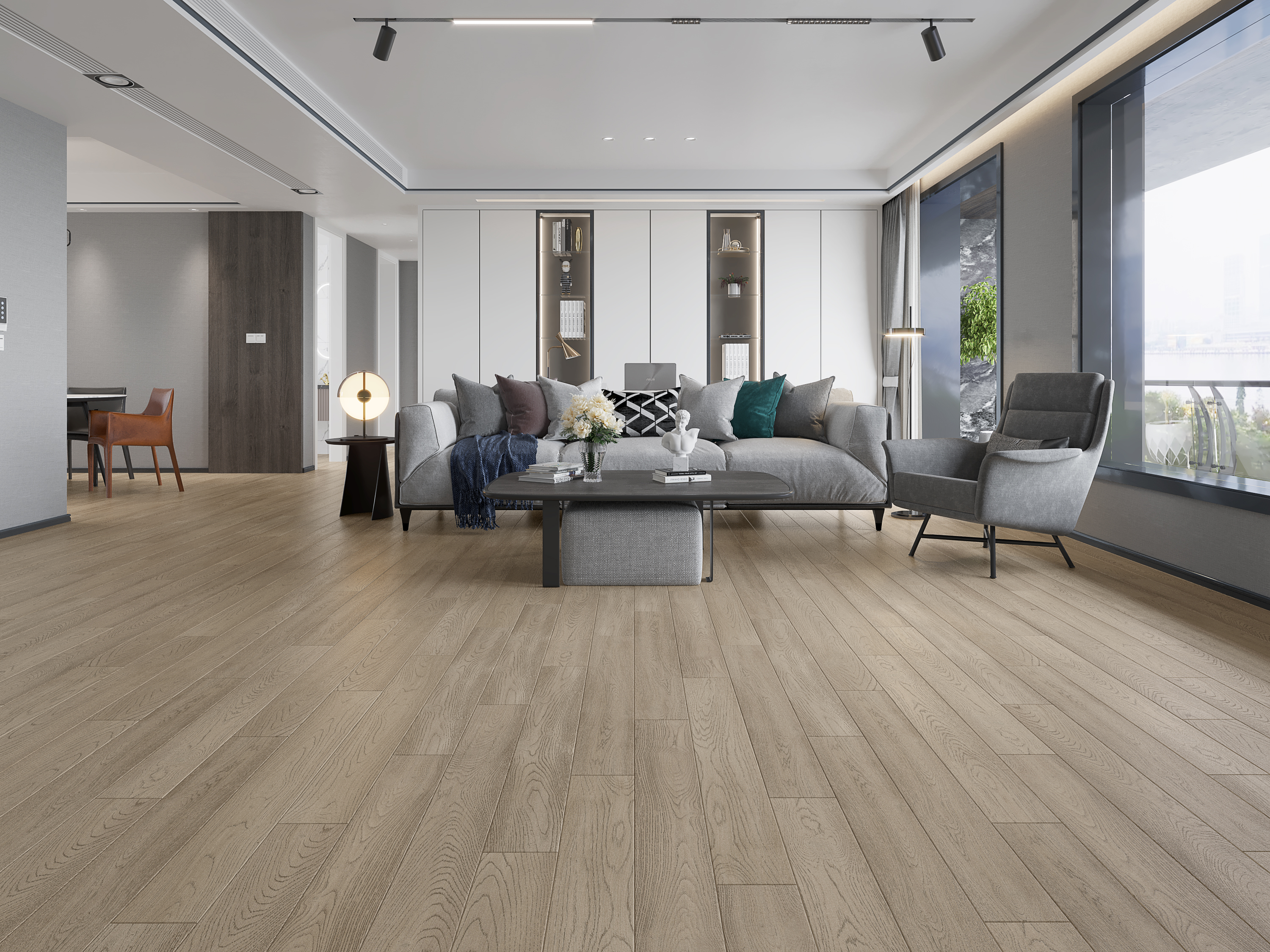 High-quality,mute vinyl loose lay flooring planks